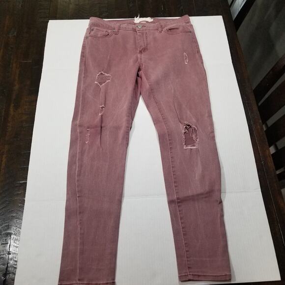 Altar'd state distressed cropped jeans sz‎ 26 - Picture 2 of 7